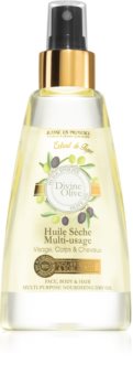 Jeanne en Provence Divine Olive suchy olejek do twarzy, ciała i włosów