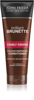 John Frieda Brilliant Brunette Visibly Deeper balsamo idratante protezione colore per capelli scuri