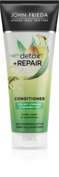 John Frieda Detox & Repair conditionneur purifiant détoxifiant pour cheveux abîmés