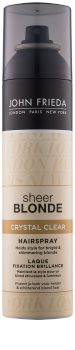 John Frieda Sheer Blonde Crystal Clear laca para cabelo loiro e com madeixas