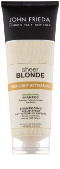 John Frieda Sheer Blonde Highlight Activating champô iluminador para cabelo loiro e grisalho