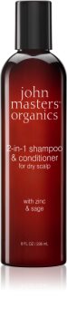 John Masters Organics Zinc & Sage šampon i regenerator 2 u 1