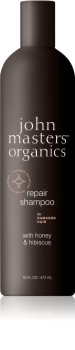 John Masters Organics Honey & Hibiscus obnovující šampon pro poškozené vlasy