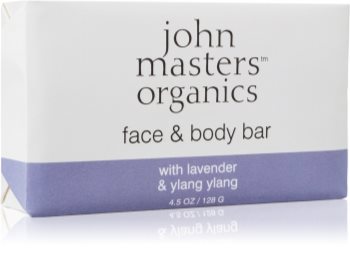 John Masters Organics Lavender & Ylang Ylang hydratační mýdlo na obličej a tělo