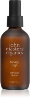 John Masters Organics Rose & Aloe тонизираща мълга за лице