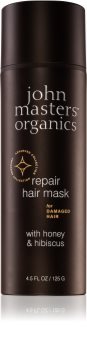 John Masters Organics Honey & Hibiscus mască regeneratoare pentru părul deteriorat