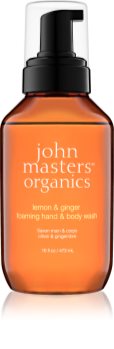 John Masters Organics Lemon & Ginger sapone in mousse per mani e corpo