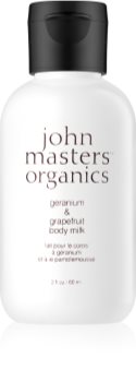 John Masters Organics Geranium & Grapefruit leite corporal