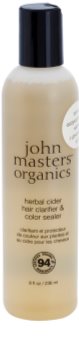 John Masters Organics Herbal Cider tratamiento limpiador para fijar el color del cabello
