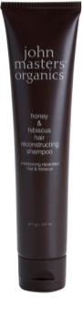 John Masters Organics Honey & Hibiscus champô renovador para cabelos fortes
