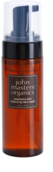 John Masters Organics Oily to Combination Skin почистваща пяна, изравняваща образуването на себум