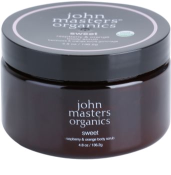 John Masters Organics Sweet Raspberry & Orange peeling corporal para pele fina e lisa