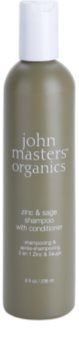John Masters Organics Zinc & Sage šampon i regenerator 2 u 1 za nadraženo vlasište