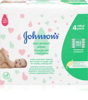 Johnson's® Skin Protect lingettes douces pour bébé