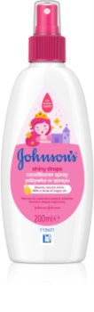 Johnson's® Shiny Drops bezoplachový kondicionér ve spreji s arganovým olejem