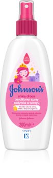 Johnson's® Shiny Drops conditioner Spray Leave-in cu ulei de argan