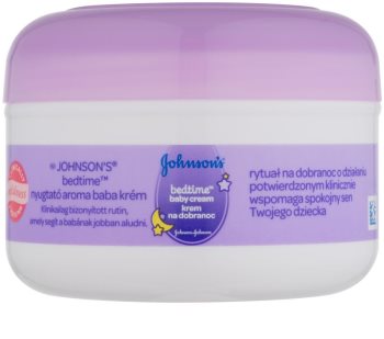 Johnson's Baby Bedtime creme de corpo para um sono tranquilo