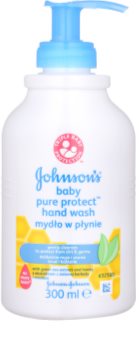Johnson's Baby Pure Protect sabão liquido para mãos para crianças