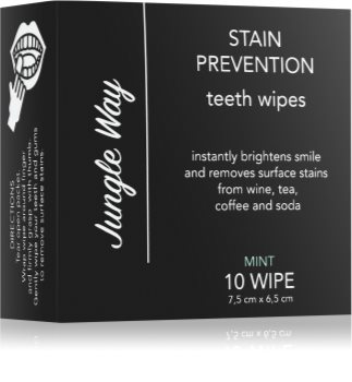 Jungle Way Teeth Wipes Attīrošas salvetes zobiem