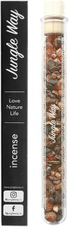 Jungle Way Glass Bottle with Bamboo Charcoal Water Filter Wasserflasche