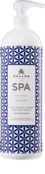 Kallos Spa sprchový a koupelový krémový gel s hydratačním účinkem