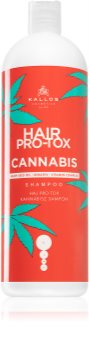 Kallos Hair Pro-Tox Cannabis shampoo rigenerante con olio di cannabis
