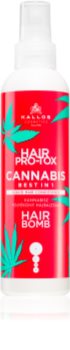 Kallos Hair Pro-Tox Cannabis balsamo spray senza risciacquo con olio di cannabis