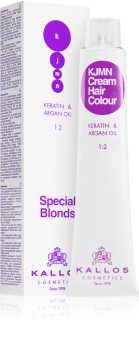 Kallos KJMN Hair Colour Keratin & Argan Oil Special Blonds tinta per capelli