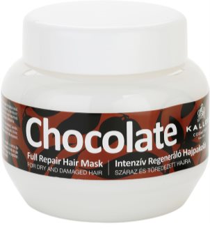 Kallos Chocolate Regenerierende Maske für trockenes und beschädigtes Haar