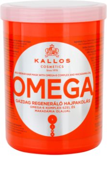 Kallos KJMN θρεπτική μάσκα μαλλιών με σύμπλεγμα Ωμεγα-6 και λάδι μακαντάμια