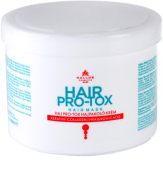 Kallos KJMN Mask for Fine and Damaged Hair With Coconut Oil, Hyaluronic Acid and Collagen