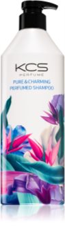 KCS Pure & Charming Perfumed Shampoo shampoing aromatique doux pour cheveux ternes, dévitalisés