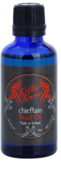 Keltic Krew Chieftain óleo para barba com aroma de menta e canela