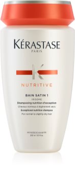 Kérastase Nutritive Bain Satin 1 šamponová lázeň pro lesk a ochranu barvy normálních až lehce zcitlivělých barvených vlasů