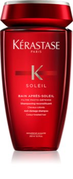 Kérastase Soleil Bain Après-Soleil champô para regeneração da cor dos cabelos desgastados pelo sol e pela água salgada do mar