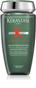 Kérastase Genesis Homme Bain de Force Quotiden reinigendes und nährendes Shampoo für schwaches Haar mit Neigung zum Haarausfall