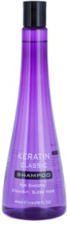 Keratin Classic Smooth Shampoo für unnachgiebige und strapaziertes Haar
