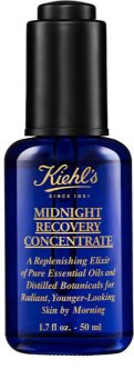 Kiehl's Midnight Recovery Concentrate regeneráló éjszakai szérum minden bőrtípusra, beleértve az érzékeny bőrt is