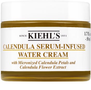 Kiehl's Calendula Serum-Infused Water Cream könnyű hidratáló nappali krém minden bőrtípusra, beleértve az érzékeny bőrt is