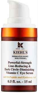 Kiehl's Dermatologist Solutions Powerful-Strength Line-Reducing & Dark Circle-Diminishing Vitamin C szérum szemre minden bőrtípusra, beleértve az érzékeny bőrt is