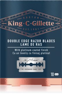 King C. Gillette Double Edge Razor Blades lames de rasoir de rechange