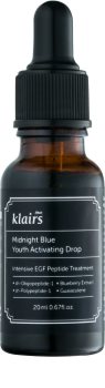 Klairs Midnight Blue Youth Activating Drop ser activator pentru intinerirea pielii