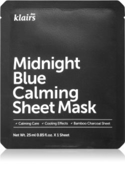 Klairs Midnight Blue Calming Sheet Mask masque apaisant en tissu