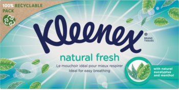 Kleenex Natural Fresh Box mouchoirs en papier