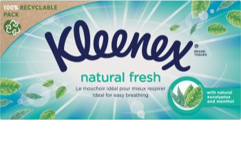 Kleenex Natural Fresh Box Papiertaschentücher