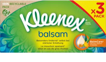 Kleenex Balsam Triple Box nenäliinat