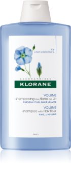 Klorane Flax Fiber șampon pentru par fin