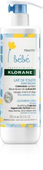 Klorane Bébé Calendula No Rinse Cleansing Milk For Normal And Dry Skin