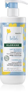 Klorane Bébé Calendula abspülfreie Reinigungsmilch für normale und trockene Haut