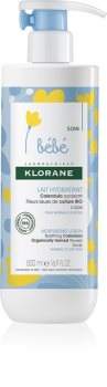 Klorane Bébé Calendula lapte de corp hidratant pentru nou-născuți și copii